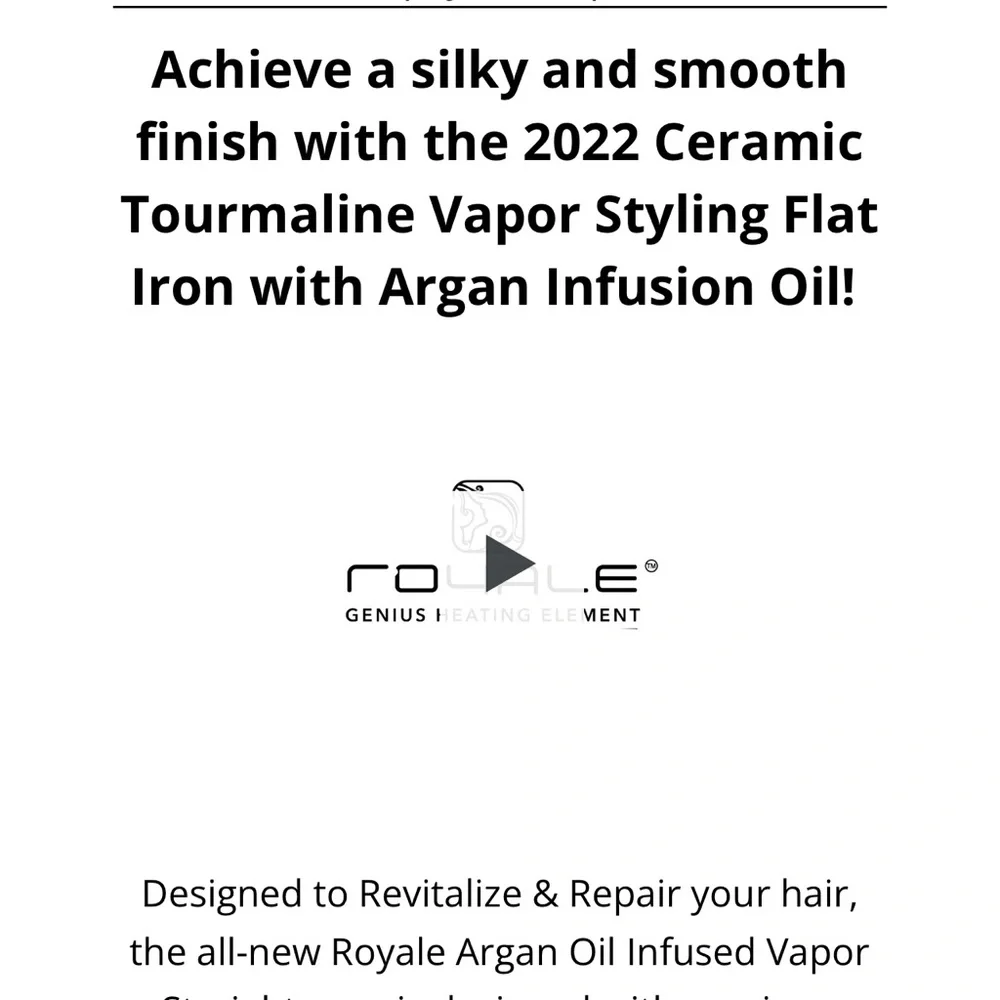 Black Ceramic Hair Straightener with Tourmaline Technology - Picture 14 of 16